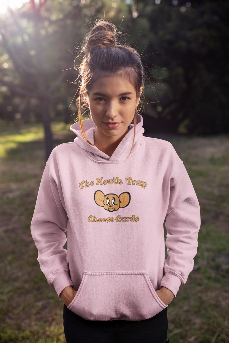 Pink hot sale trap hoodie