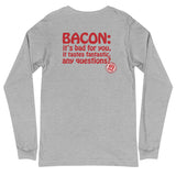 Long Sleeve T-Shirt (Two-sided) - Big Fat Bacon