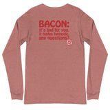 Long Sleeve T-Shirt (Two-sided) - Big Fat Bacon