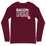 Long Sleeve T-Shirt (Two-sided) - Big Fat Bacon