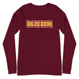 Long Sleeve T-Shirt (Two-sided) - Big Fat Bacon