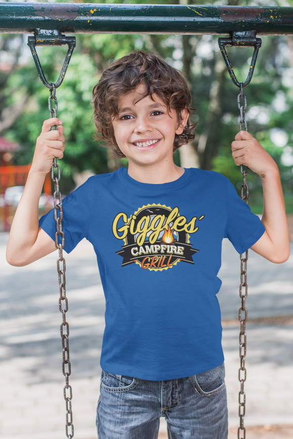 Youth T-Shirt - Giggles' Campfire Grill