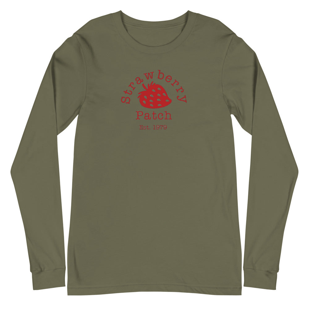 ◆25SS ITZAVIBE STRAWBERRY LOGO LONG SLIM SLEEVE◆ Long Sleeve T-Shirt - Strawberry Patch – Love The Fair